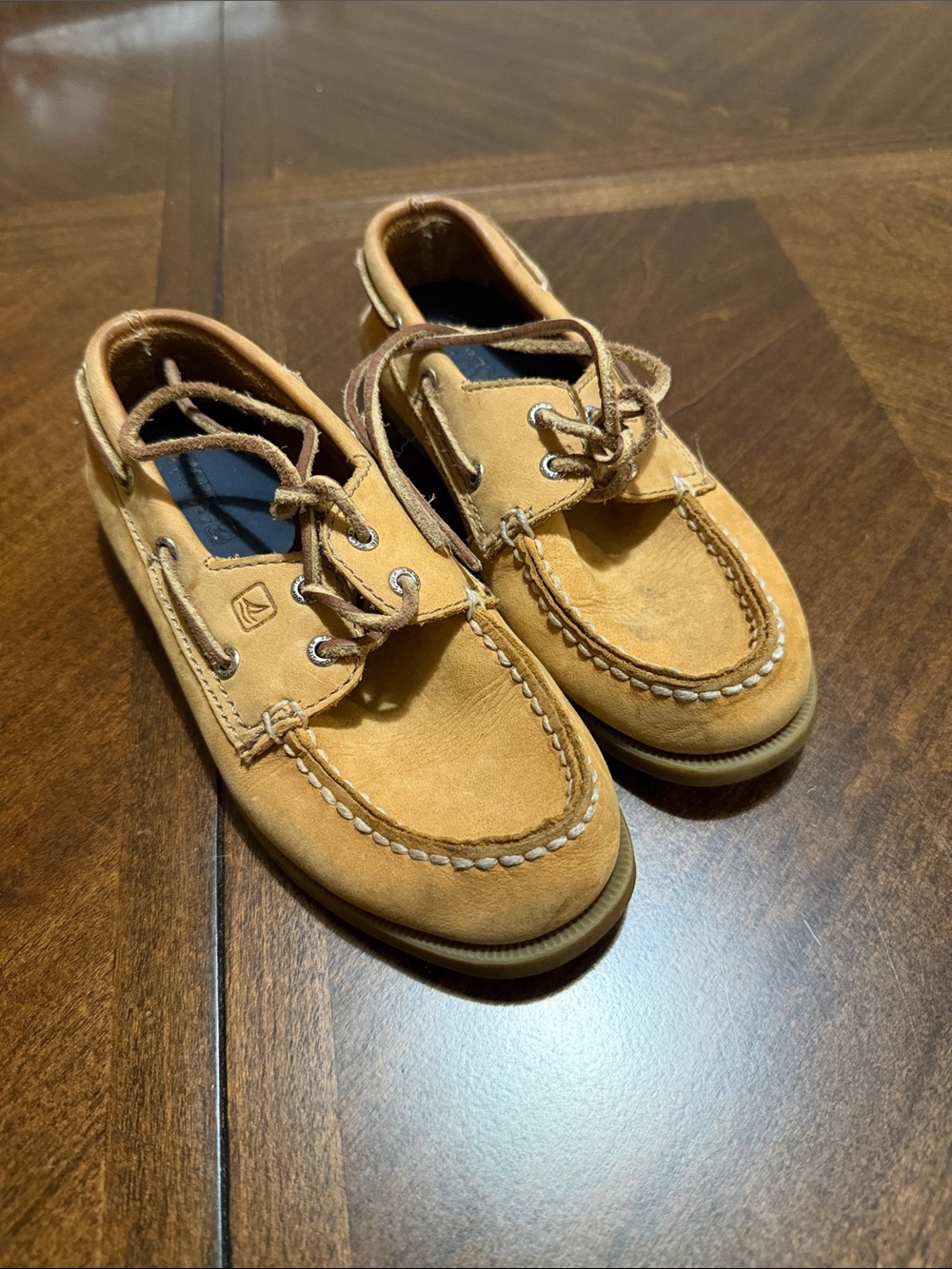 Sperry Kids Tan Boat Shoes